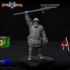 Human Infantry 2D Miniature - Pre-Supported image