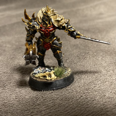 Picture of print of Death Knights Mor-Zhal Lord on Foot