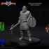 Human Infantry 4B Miniature - Pre-Supported image