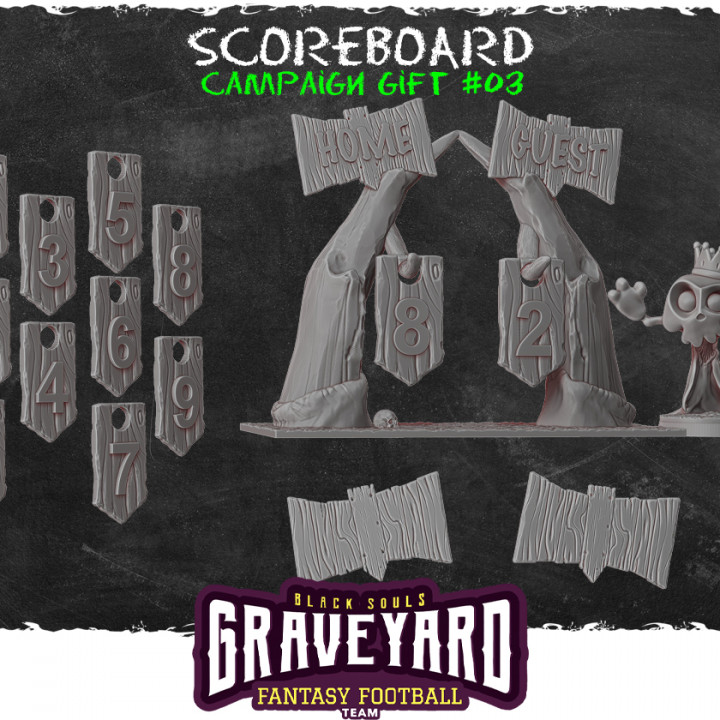 The Wraith King's Football Team - Scoreboard's Cover