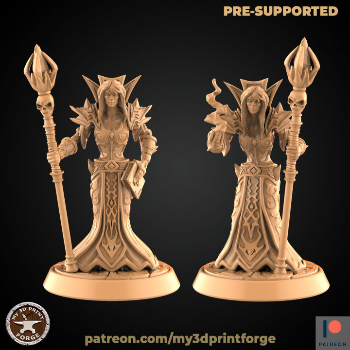 $4.90Undead Female Mage - Two Models