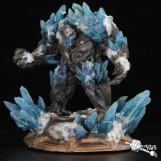 Picture of print of Animated Frost Golem - The Yokun Golem