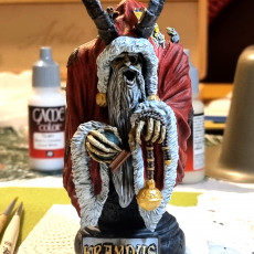 Picture of print of Krampus Collectible BUST