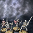 Classic RPG Skeleton Heroes (Set of 4 x 32mm scale presupported miniatures) print image
