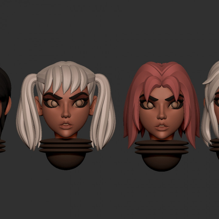$25.00Space nuns anime heads 64 variations (may 2021)