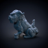 Japanese Komainu or lion-dog statue image