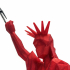 LOW POLY STATUE OF LIBERTY_MIDDLE FINGER PEN HOLDER image