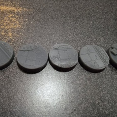Picture of print of Wotan Temple Base 25mm set (Pre-supported)