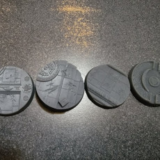 Picture of print of Wotan Temple Base 40mm set (Pre-supported)