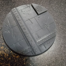 Picture of print of Wotan Temple Base 65mm Set (Pre-supported)