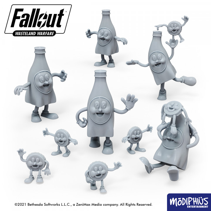 $15.99Fallout: Wasteland Warfare - Print at Home - Bottle and Cappy