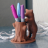 Bear tree pen holder image