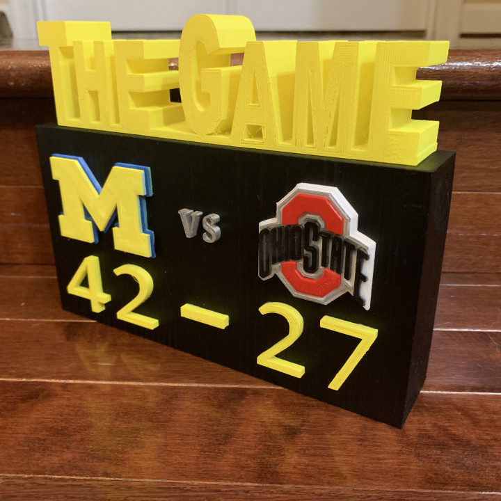 Michigan vs OSU 2021: Mini Score Block