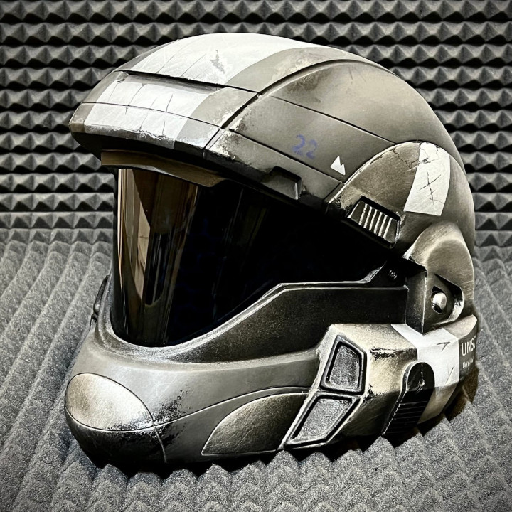 Printable Halo ODST helmet 3D print model