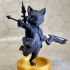 (Pre-supported) Cat Folk Bard Combat image