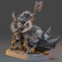 Balthazar Doublefang on Horned Wolf - The Order of Greybone image