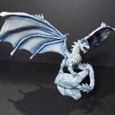 Picture of print of Ice Dragon - Christmans Hunt