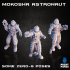 Mokosha Astronauts x4 - Zero-G Poses - In Orbit Collection image