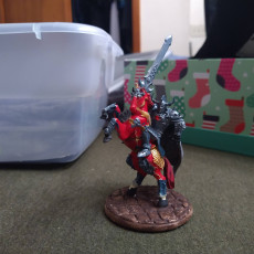 Picture of print of Horseman of War / Apocalyptic Rider of the Battlefield