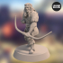 Acenii Barbarian Archer – Pose 1 – 3D printable miniature – STL file image