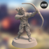 Acenii Barbarian Archer – Pose 2 – 3D printable miniature – STL file image