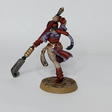 Picture of print of Nami Sung (Asian Glaive Fighter) 32mm - DnD