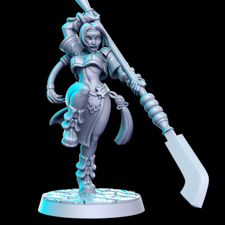 $5.00Nami Sung (Asian Glaive Fighter) 32mm - DnD