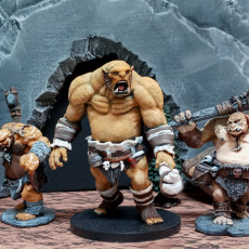 Picture of print of Ogre / Classic Cave Creature / Evil Troll Encounter