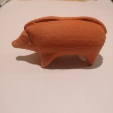 Picture of print of Ceramic figure of a boar