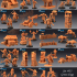 Green Siege Set / Orc & Goblin Army Warfare / Siege Engine Collection / Pre-Supported image