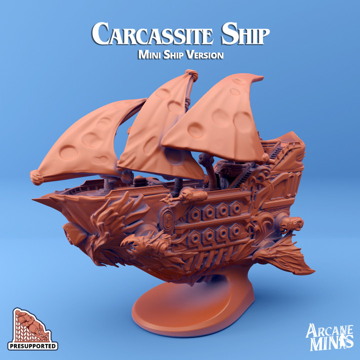 Carcassite Ship - Mini Ship's Cover