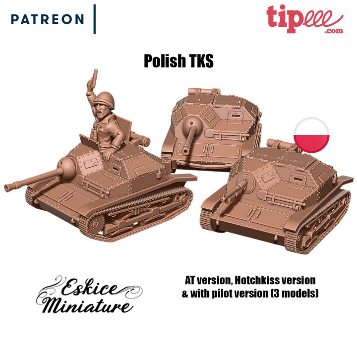 $9.99Polish TKS tankette – 28mm