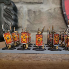Picture of print of Owlcast Shields with 52miniatures