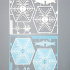 Snowflake TIE Fighter Kit Card Ornament image