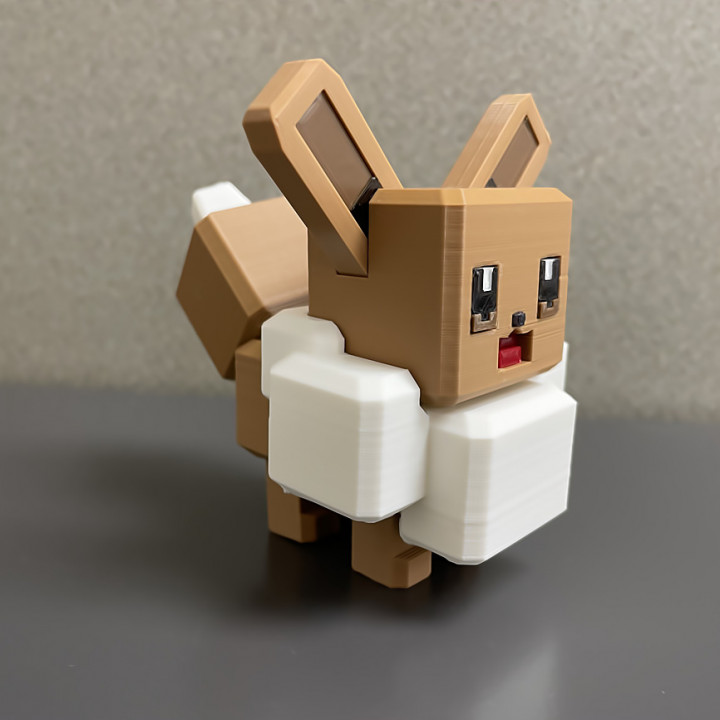 3D Printable Pokemon Quest Articulated Mewtwo Toy by Chris D'Argenio