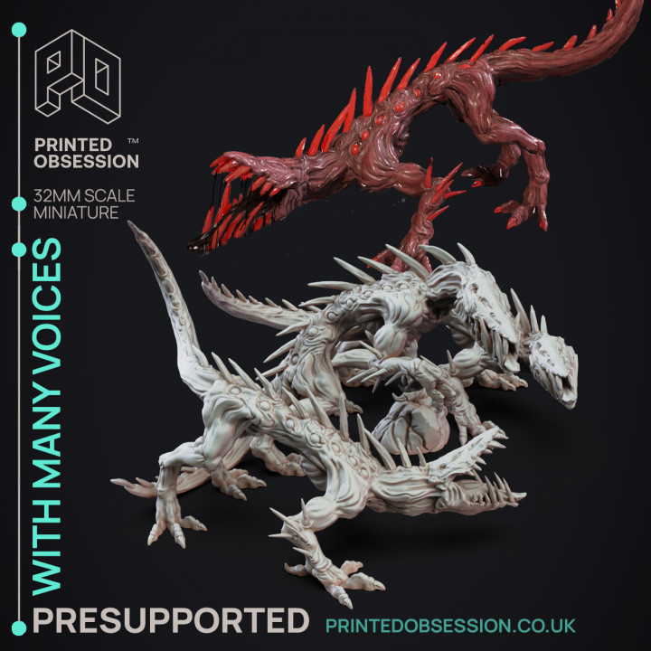 $4.50With Many Voices (3 Models) - SCP "The D&D Incursion - PRESUPPORTED - 32mm Scale