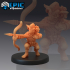 Wicked Goblin Tribe Archer Warrior / Green Skin Army Soldier / Classic Creature image