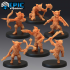 Wicked Goblin Tribe Warrior Set / Green Skin Army Soldier / Classic Creature image