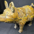Trojan Pig / Huge Wooden Trophy Trap / Playable Interior print image