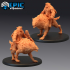 Orc Warg Tamer Set / Green Skin Army Warrior / Classic Creature image