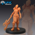 Orc Female Axe Warrior / Green Skin Army General / Classic Creature image