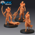 Orc Female Warrior Set / Green Skin Army General / Classic Creature image