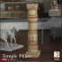 Egyptian pillars / columns and obelisk -  Heart of the Sphinx image
