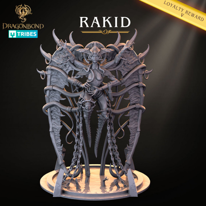Rakid the Slithering Sorceress, Conjuress of Craving - Dragonbond's Cover