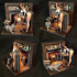 LegendGames FREE Fireplace fire-box both lit and unlit versions print image