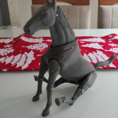 Picture of print of 1:12 Scale Horse Poseable Figure