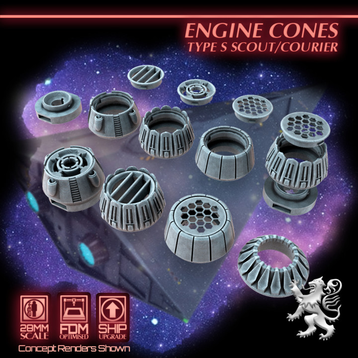 Engine Cone Variants for Traveller Starships's Cover