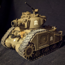 Picture of print of M40 "Sherman Russ" Battle Tank