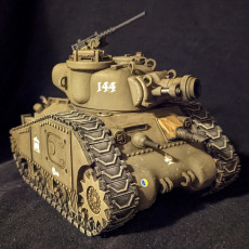 Picture of print of M40 "Sherman Russ" Battle Tank