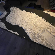 Picture of print of 3D Manhattan | Digital Files | 3D STL File | NYC 3D Map | 3D City Art | 3D Printed Landmark | Model of New York City Skyline | 3D Art